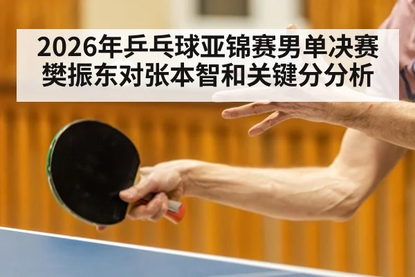 2026年乒乓球亚锦赛男单决赛樊振东对张本智和关键分分析